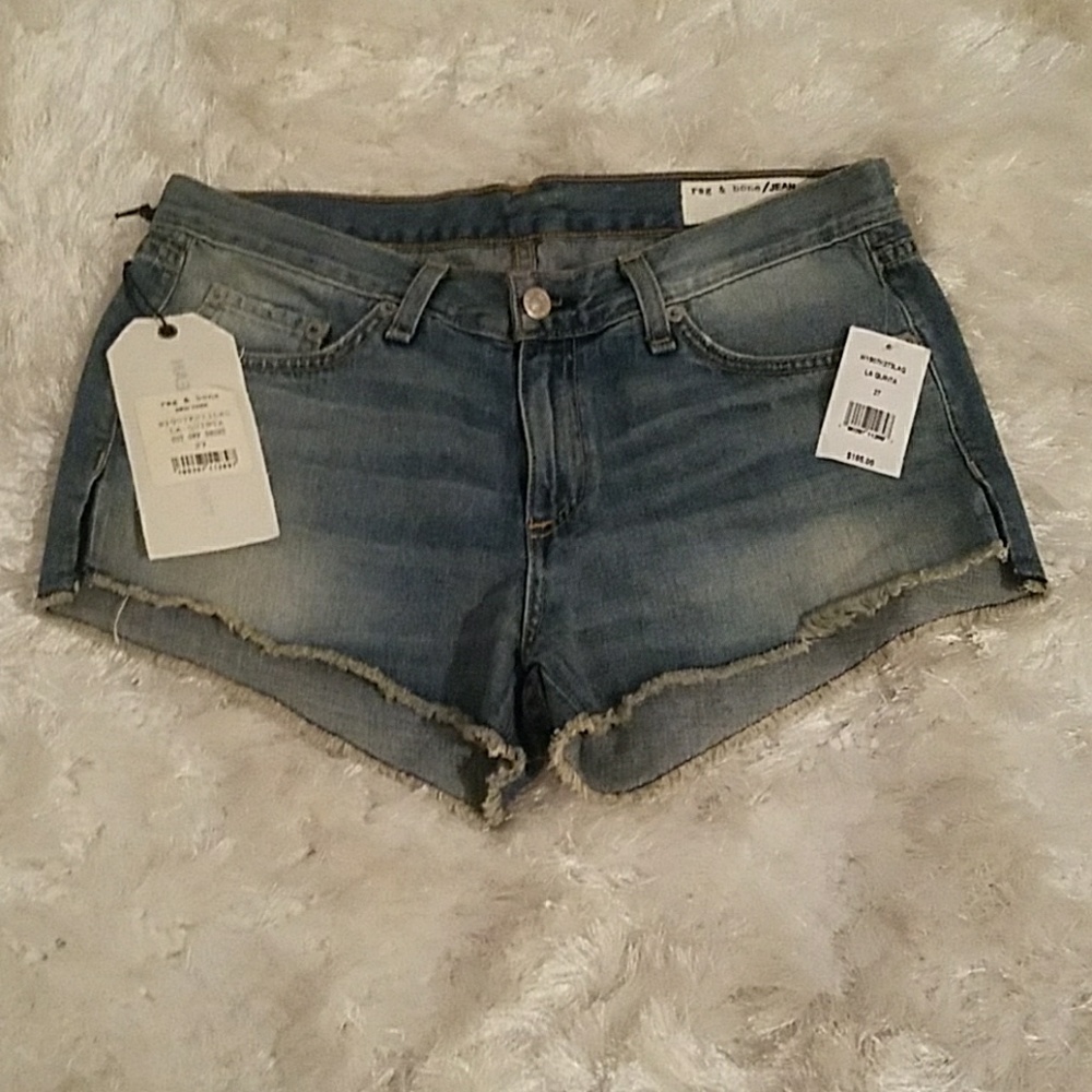 Rag & Bone/Jean Soft denim shorts